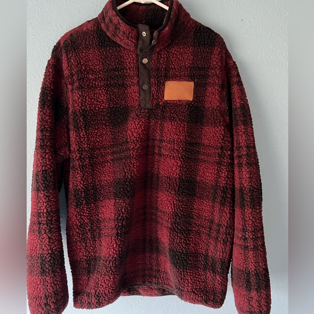 Men’s Fleece Washington State Pullover